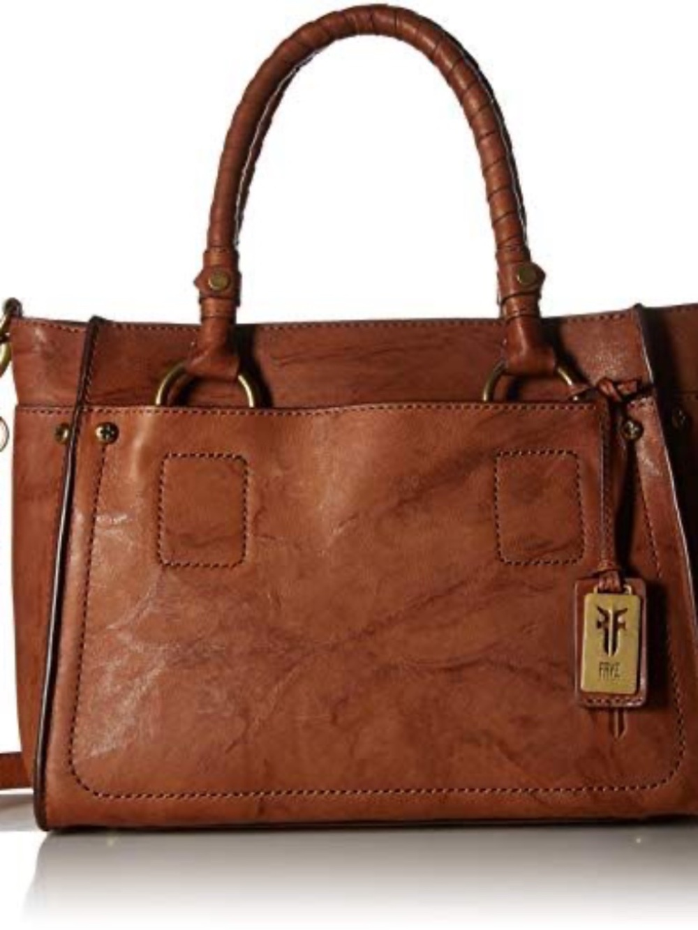 Frye Demi Satchel in Whiskey Brown 100% leather